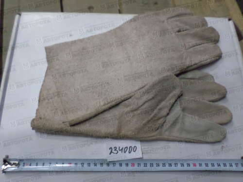Краги спилковые перчатка, без подкладки - Авторота
